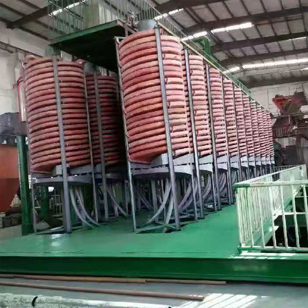 山西介休采購(gòu)的20套1200洗煤螺旋溜槽